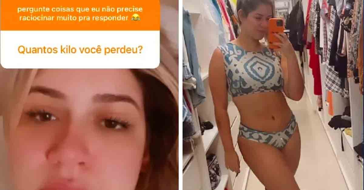 Marília Mendonça revela que perdeu 21kg desde a mudança de rotina Marília Mendonça revela que perdeu 21kg desde a mudança de rotina