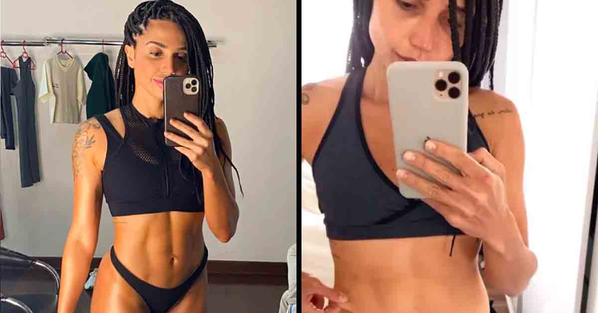 Paula Amorim mostra corpo antes e depois de ‘No Limite’