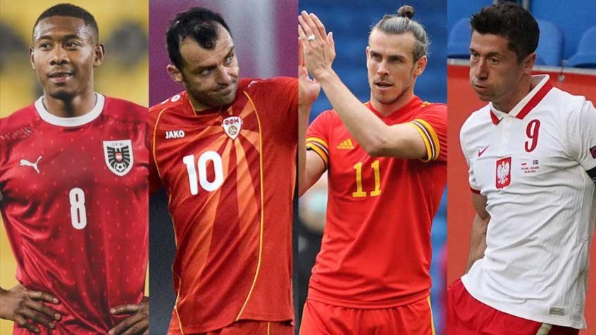 Seleções de um homem só: veja equipes da Eurocopa lideradas por grandes craques Seleções de um homem só: veja equipes da Eurocopa lideradas por grandes craques