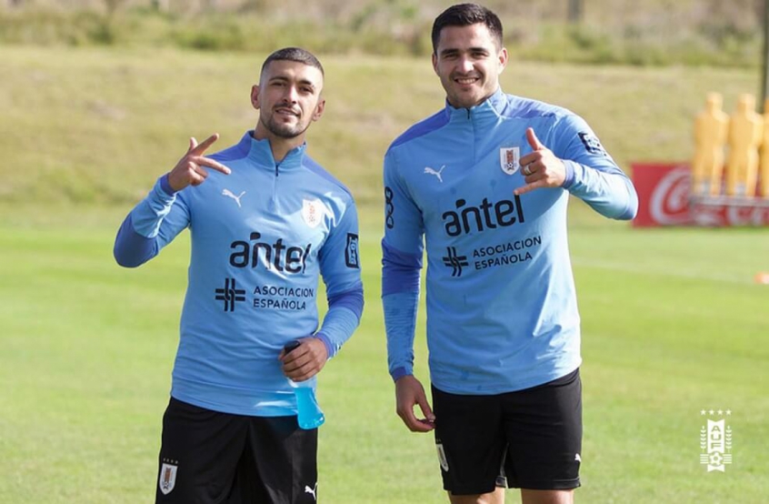 Liberado após cumprir quarentena, Arrascaeta volta a treinar com o Uruguai para a Copa América