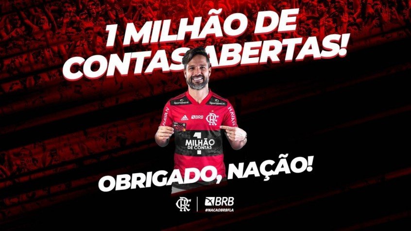 Banco digital do Flamengo atinge marca de 1 milhão de contas abertas Banco digital do Flamengo atinge marca de 1 milhão de contas abertas