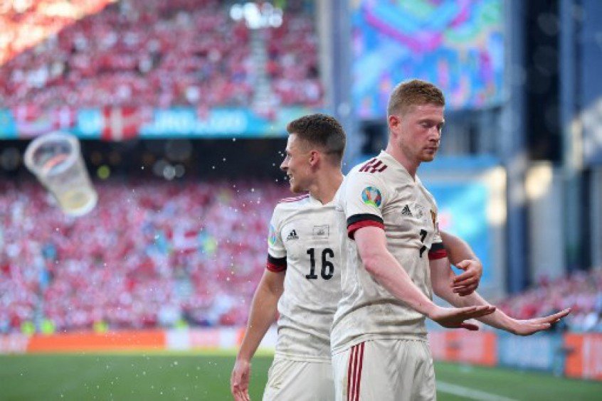 Com show de De Bruyne, Bélgica vence a Dinamarca de virada na Eurocopa Com show de De Bruyne, Bélgica vence a Dinamarca de virada na Eurocopa