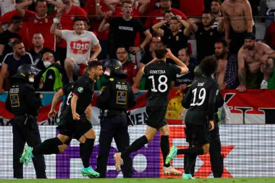 Alemanha empata com a Hungria no fim e classifica-se para as oitavas da Eurocopa Alemanha empata com a Hungria no fim e classifica-se para as oitavas da Eurocopa