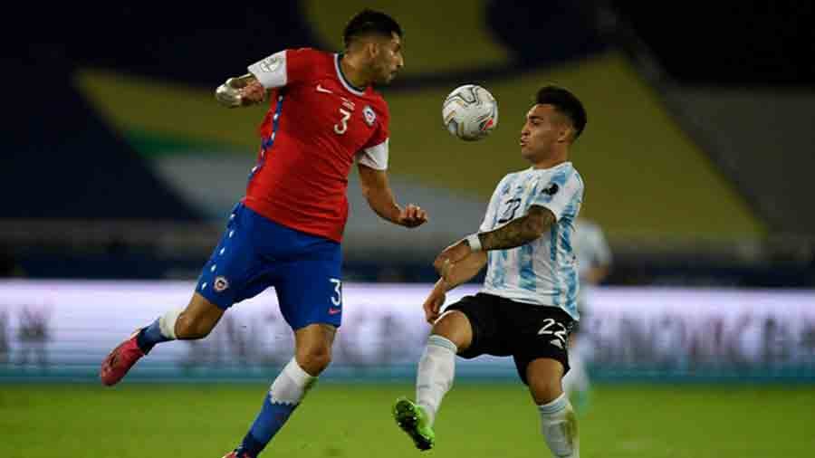Messi marca golaço, mas Chile arranca empate em estreia pela Copa América Messi marca golaço, mas Chile arranca empate em estreia pela Copa América