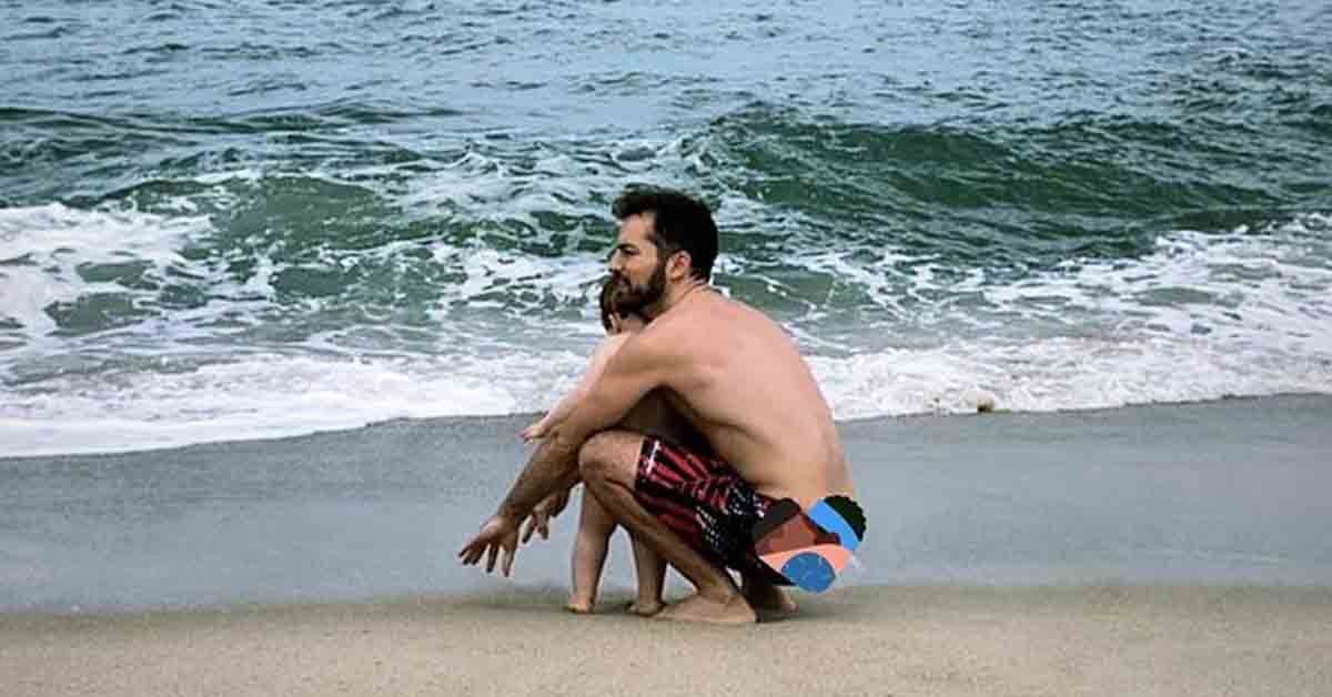 Viúvo de Paulo Gustavo mostra dia na praia com os filhos Viúvo de Paulo Gustavo mostra dia na praia com os filhos