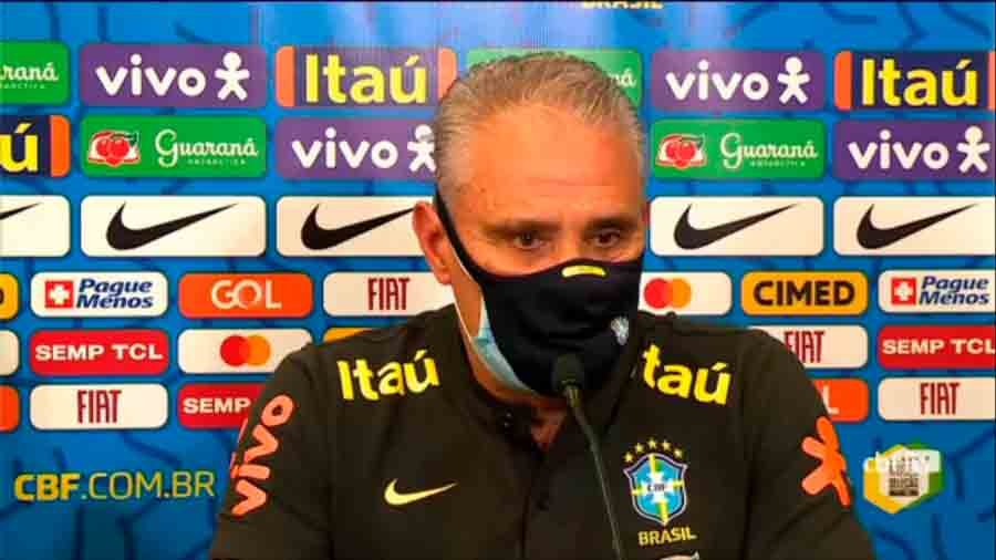 Tite diz que jogadores pediram para Brasil não sediar a Copa América: ‘Situação que não gostaríamos’ Tite diz que jogadores pediram para Brasil não sediar a Copa América: ‘Situação que não gostaríamos’