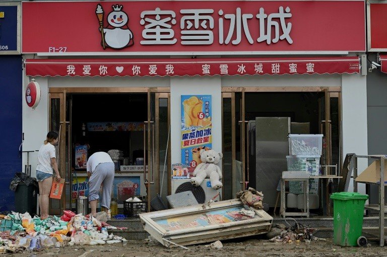 China se prepara para o tufão In-Fa após inundações devastadoras China se prepara para o tufão In-Fa após inundações devastadoras