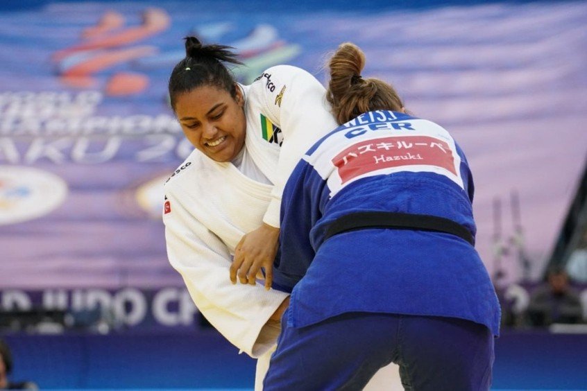 Maria Suelen sofre lesão e cai nas quartas do judô; Rafael Silva, o ‘Baby’, também é derrotado Maria Suelen sofre lesão e cai nas quartas do judô; Rafael Silva, o ‘Baby’, também é derrotado