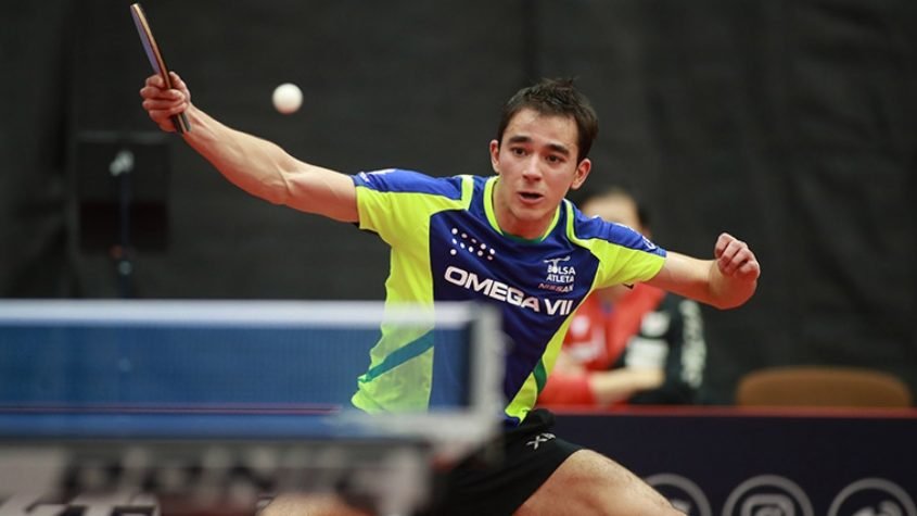 Hugo Calderano vence e vai às oitavas de final do tênis de mesa nos Jogos Olímpicos de Tóquio Hugo Calderano vence e vai às oitavas de final do tênis de mesa nos Jogos Olímpicos de Tóquio