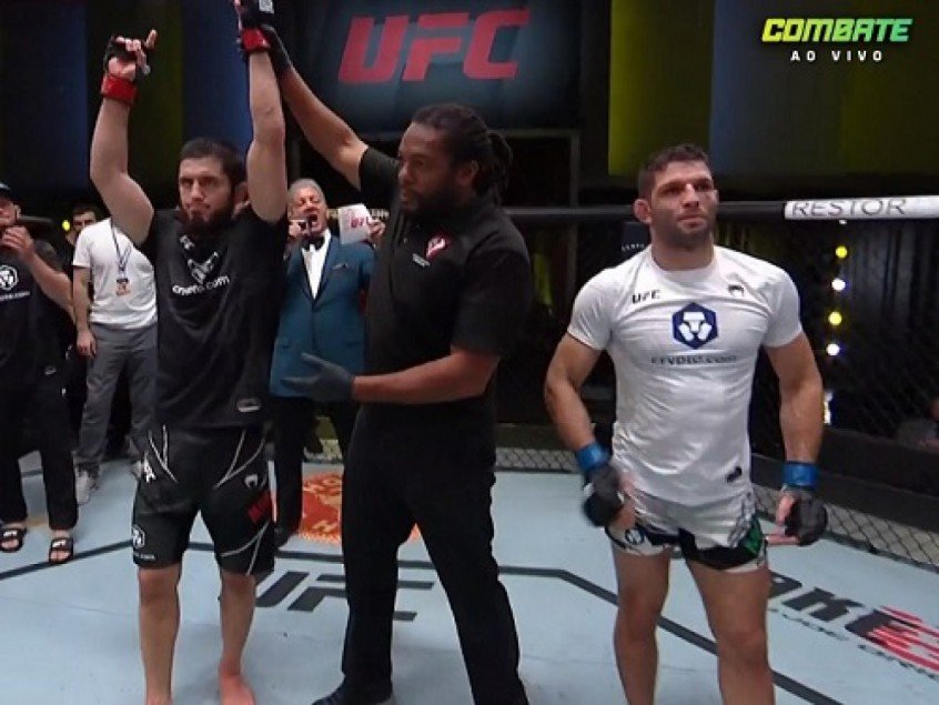 Pupilo de Khabib domina Thiago Moisés na luta principal do UFC Vegas 31; Rodolfo Vieira finaliza - Vimarsana News