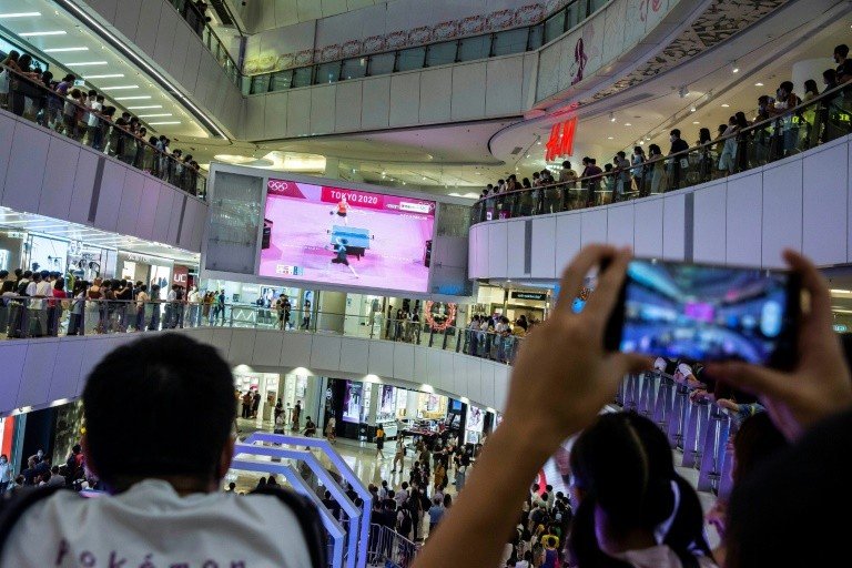Polícia de Hong Kong investiga vaia ao hino chinês durante Jogos de Tóquio Polícia de Hong Kong investiga vaia ao hino chinês durante Jogos de Tóquio