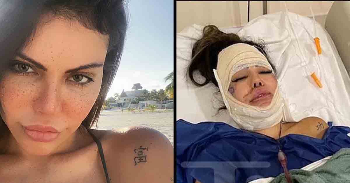 Liziane Gutierrez teve que passar por uma cirurgia de emergência para retir...