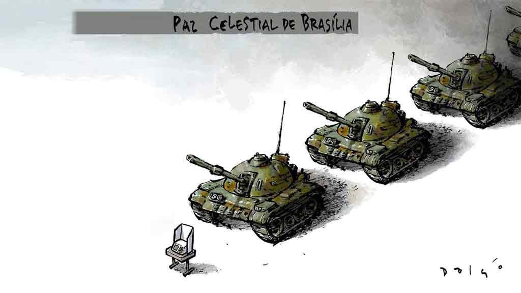 A humilhação pelos tanques A humilhação pelos tanques