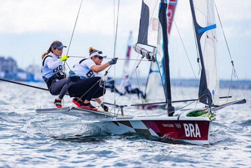 Vela brasileira chega à reta decisiva em Tóquio com chances de pódio Vela brasileira chega à reta decisiva em Tóquio com chances de pódio