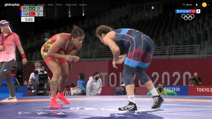 Wrestling: Aline Silva e Eduard Soghomonyan perdem e são eliminados na luta olímpica Wrestling: Aline Silva e Eduard Soghomonyan perdem e são eliminados na luta olímpica