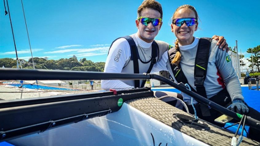 Samuel Albrecht e Gabriela Nicolino garantem vaga na medal race; veja outros resultados da vela brasileira Samuel Albrecht e Gabriela Nicolino garantem vaga na medal race; veja outros resultados da vela brasileira