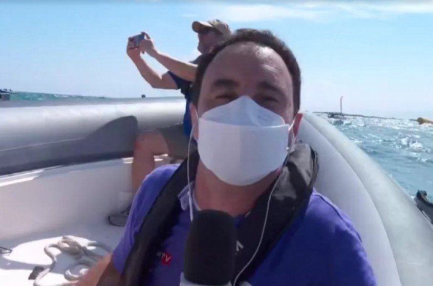 Pedro Bassan em bote vira meme na internet: ‘Se não vomitou é herói’ Pedro Bassan em bote vira meme na internet: ‘Se não vomitou é herói’