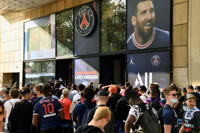 camisas do messi psg vendidas