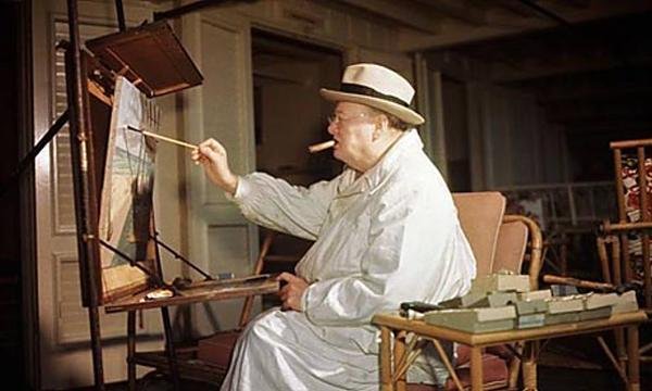 Winston Churchill: o primeiro-ministro inglês que fazia história e também pinturas Winston Churchill: o primeiro-ministro inglês que fazia história e também pinturas
