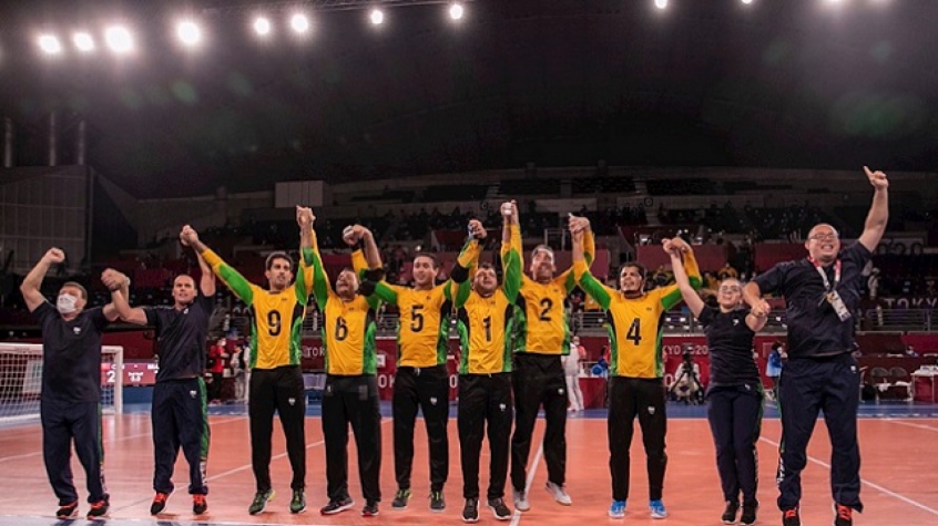 Brasil supera China no goalball masculino e conquista ouro inédito em Tóquio
