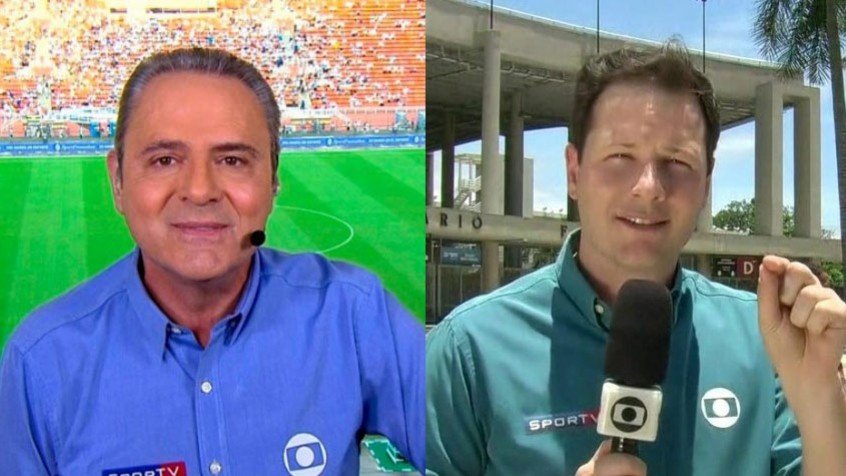 Vídeo: Luís Roberto comete gafe e não percebe anulação de gol do Vasco Vídeo: Luís Roberto comete gafe e não percebe anulação de gol do Vasco