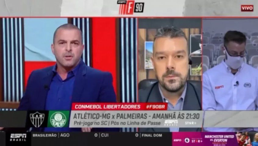 Zé Elias bate boca com jornalista na ESPN após discordâncias sobre tatuagem: ‘Não desvirtue o que falei’ Zé Elias bate boca com jornalista na ESPN após discordâncias sobre tatuagem: ‘Não desvirtue o que falei’