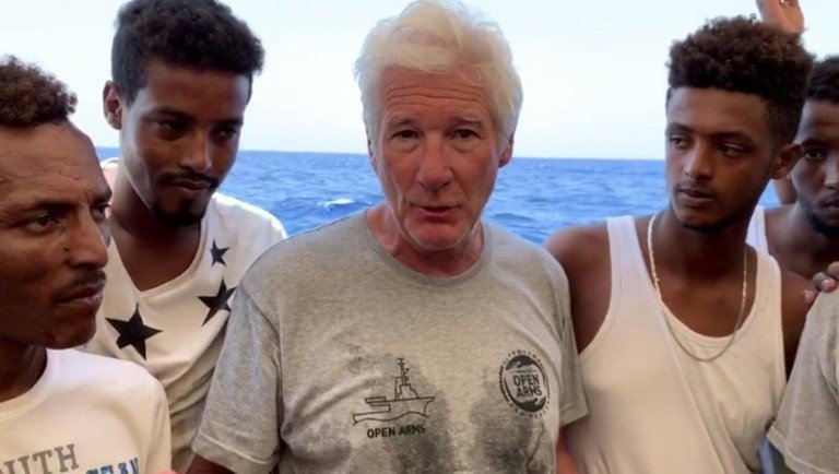 Salvini diz que Richard Gere testemunhará contra ele em julgamento Salvini diz que Richard Gere testemunhará contra ele em julgamento