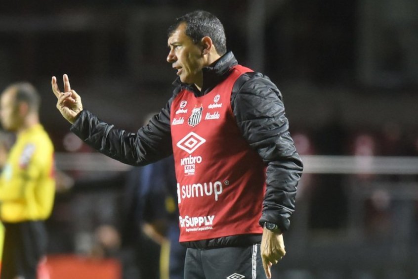 Carille fala sobre importância da vitória e elogia jogadores do Santos Carille fala sobre importância da vitória e elogia jogadores do Santos