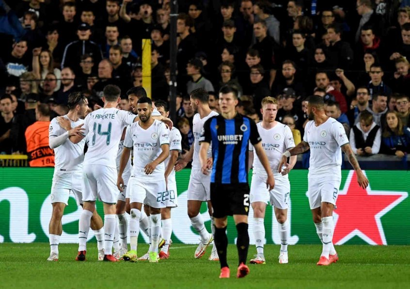 Manchester City domina o Brugge, goleia os belgas fora de casa e volta a vencer na Champions League Manchester City domina o Brugge, goleia os belgas fora de casa e volta a vencer na Champions League