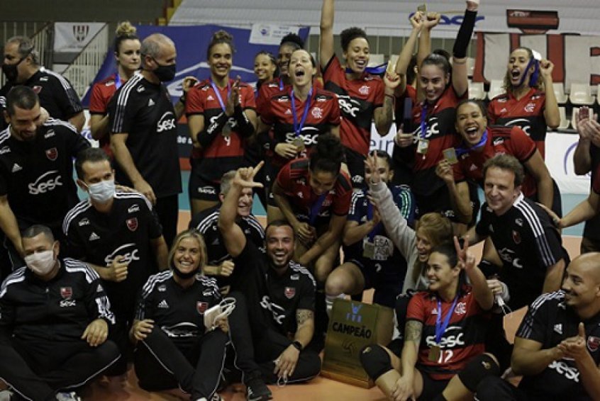 Fluminense iguala série, mas Sesc RJ Flamengo conquista o Campeonato Carioca de vôlei no Golden Set Fluminense iguala série, mas Sesc RJ Flamengo conquista o Campeonato Carioca de vôlei no Golden Set