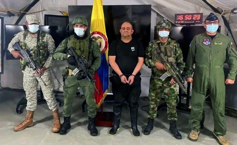 Capturado ‘Otoniel’, principal chefe do narcotráfico na Colômbia Capturado ‘Otoniel’, principal chefe do narcotráfico na Colômbia