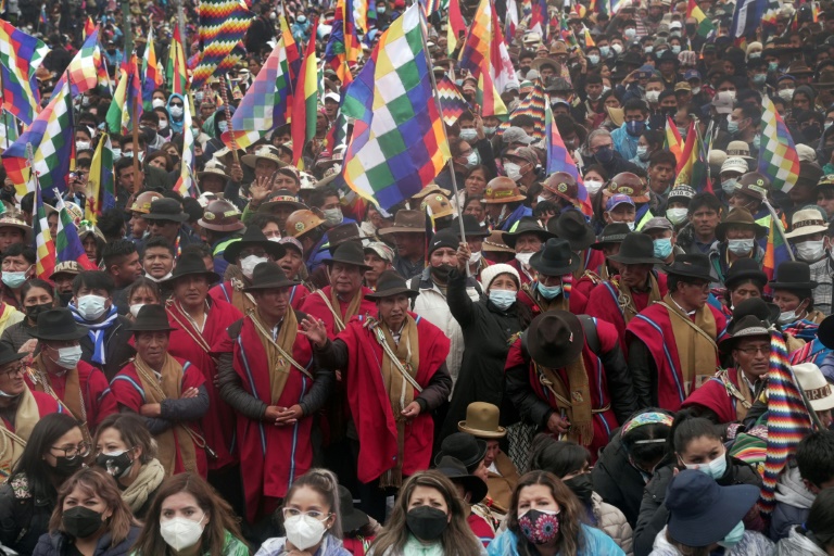 Termina marcha de 200 km liderada por Evo Morales em apoio a governo da Bolívia