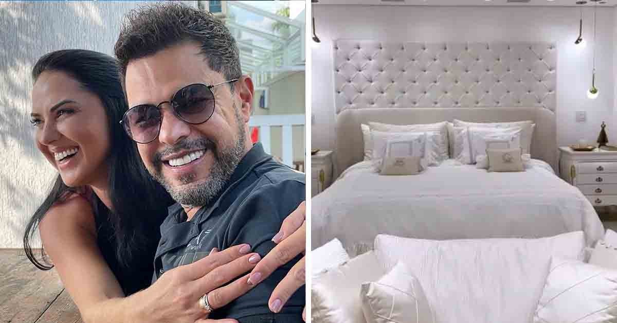 Graciele Lacerda mostra quarto em triplex: ‘Luxo’ Graciele Lacerda mostra quarto em triplex: ‘Luxo’