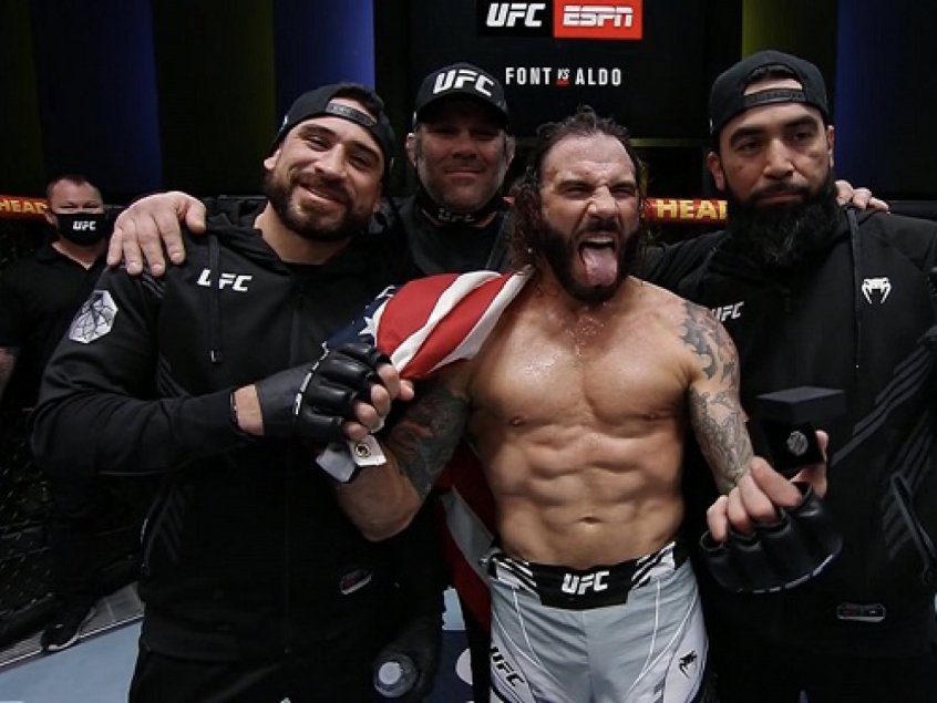 Veterano Clay Guida fatura bônus no UFC Vegas 44 após vitória sobre o brasileiro Léo Santos