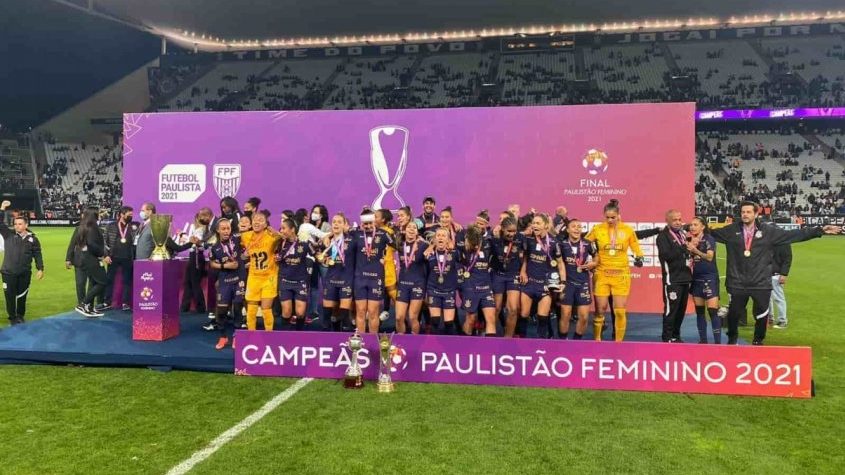 Com gol aos 45 do 2º tempo, Corinthians bate o São Paulo e é campeão paulista feminino