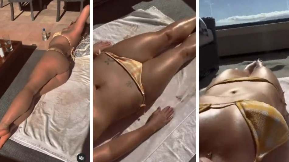 Britney Spears curte férias de biquíni e reclama de perseguição Britney Spears curte férias de biquíni e reclama de perseguição