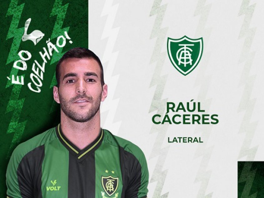 América-MG fecha negócio e anuncia o lateral-direito Cáceres América-MG fecha negócio e anuncia o lateral-direito Cáceres