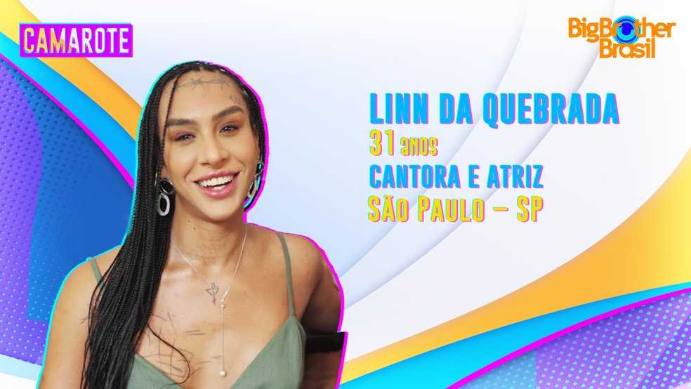 BBB22: Ícone LGBTQIA+, Linn da Quebrada é anunciada como participante do programa