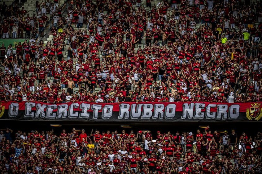 Torcida do Flamengo é responsável por 62% da renda contra o Ceará no Castelão Torcida do Flamengo é responsável por 62% da renda contra o Ceará no Castelão