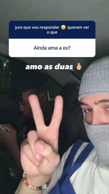 João Guilherme diz que ainda ama Jade Picon e Larissa Manoela