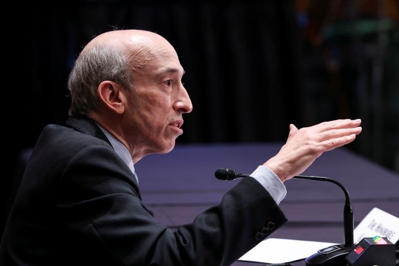 Mercado dos EUA tem maior capacidade de absorver choque potencial em comparação com 2008, diz presidente da SEC Mercado dos EUA tem maior capacidade de absorver choque potencial em comparação com 2008, diz presidente da SEC