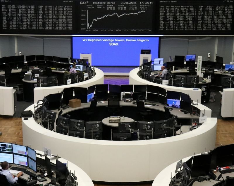 Ações europeias recuam com temores sobre aperto monetário Ações europeias recuam com temores sobre aperto monetário