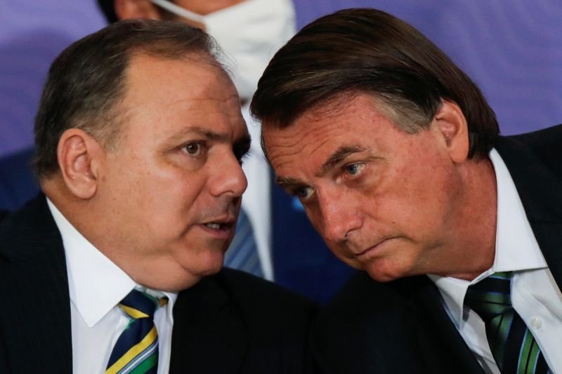 Bolsonaro ataca CPI da Covid e diz que Pazuello ‘acertou em tudo’ Bolsonaro ataca CPI da Covid e diz que Pazuello ‘acertou em tudo’