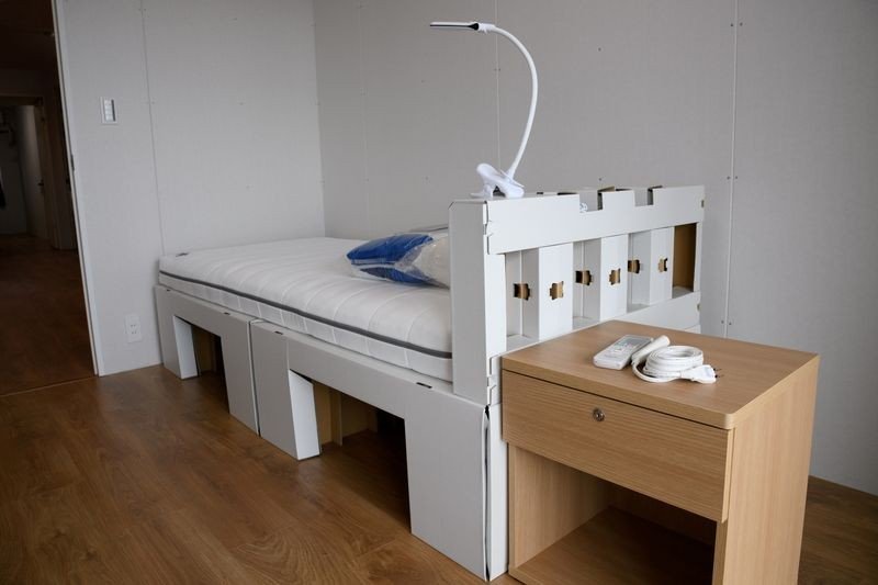 Pódios de plástico, medalhas recicladas e camas de papelão mostram sustentabilidade da Tóquio 2020 Pódios de plástico, medalhas recicladas e camas de papelão mostram sustentabilidade da Tóquio 2020