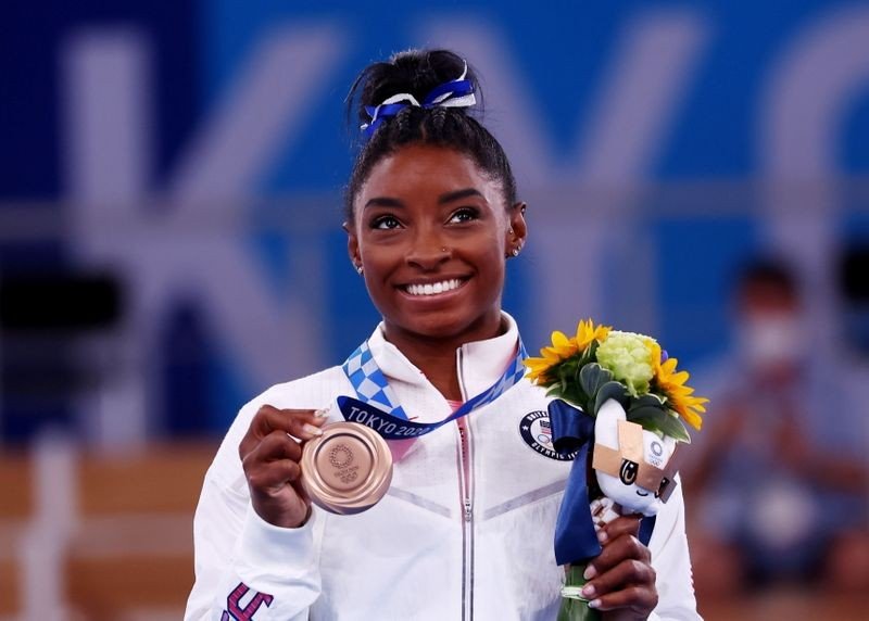 Biles enfrenta medo e desorientação para levar “bronze mais doce” que o do Rio Biles enfrenta medo e desorientação para levar “bronze mais doce” que o do Rio