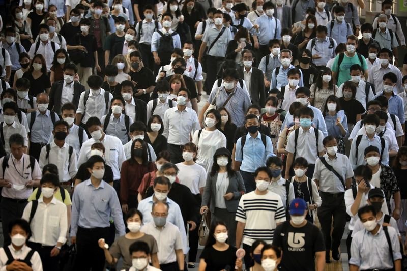 Japão em alerta com recorde de casos de Covid em Tóquio Japão em alerta com recorde de casos de Covid em Tóquio