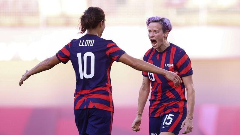 Futebol feminino dos EUA bate Austrália com gols de Rapinoe e Lloyd e fica com bronze em Tóquio Futebol feminino dos EUA bate Austrália com gols de Rapinoe e Lloyd e fica com bronze em Tóquio