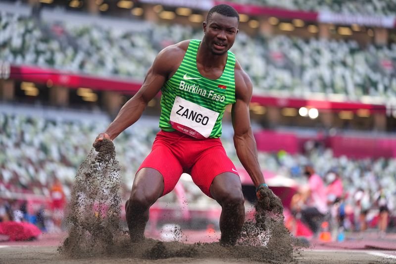 Burkina Faso comemora primeira medalha olímpica com salto de Zango Burkina Faso comemora primeira medalha olímpica com salto de Zango