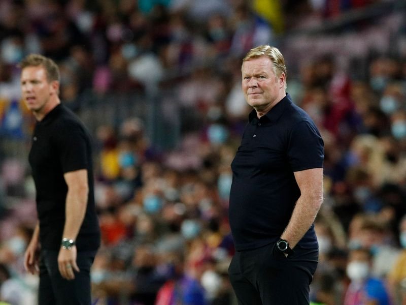 REEDIÇÃO-Koeman diz confiar em recuperação do Barça e descarta estar preocupado com futuro REEDIÇÃO-Koeman diz confiar em recuperação do Barça e descarta estar preocupado com futuro