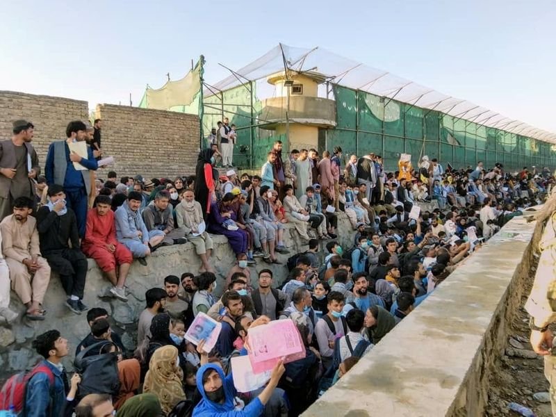 O colapso dos refugiados do Afeganistão O colapso dos refugiados do Afeganistão